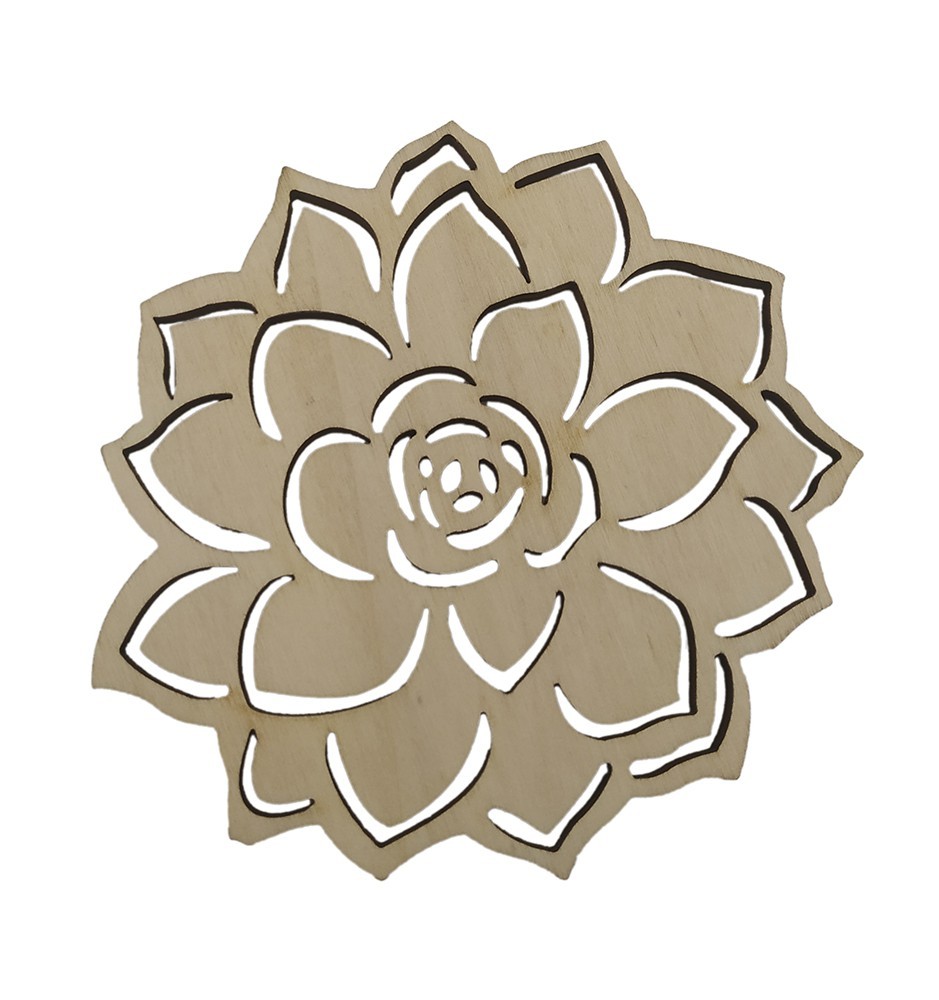 Rosenuntersetzer aus Holz Rosenuntersetzer aus Holz