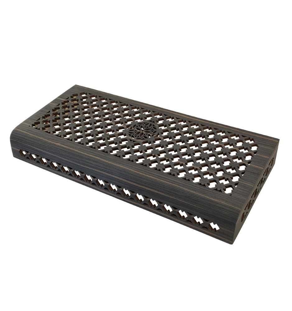 Wooden Rounded Accordion Artificial veneer Grill Cover Wooden Rounded Accordion Artificial veneer Grill Cover
