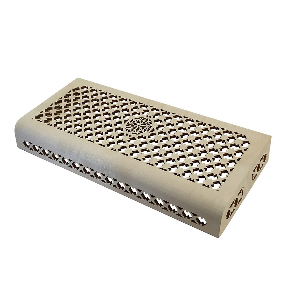 Wooden Rounded Accordion Maple Grill Cover Wooden Rounded Accordion Maple Grill Cover