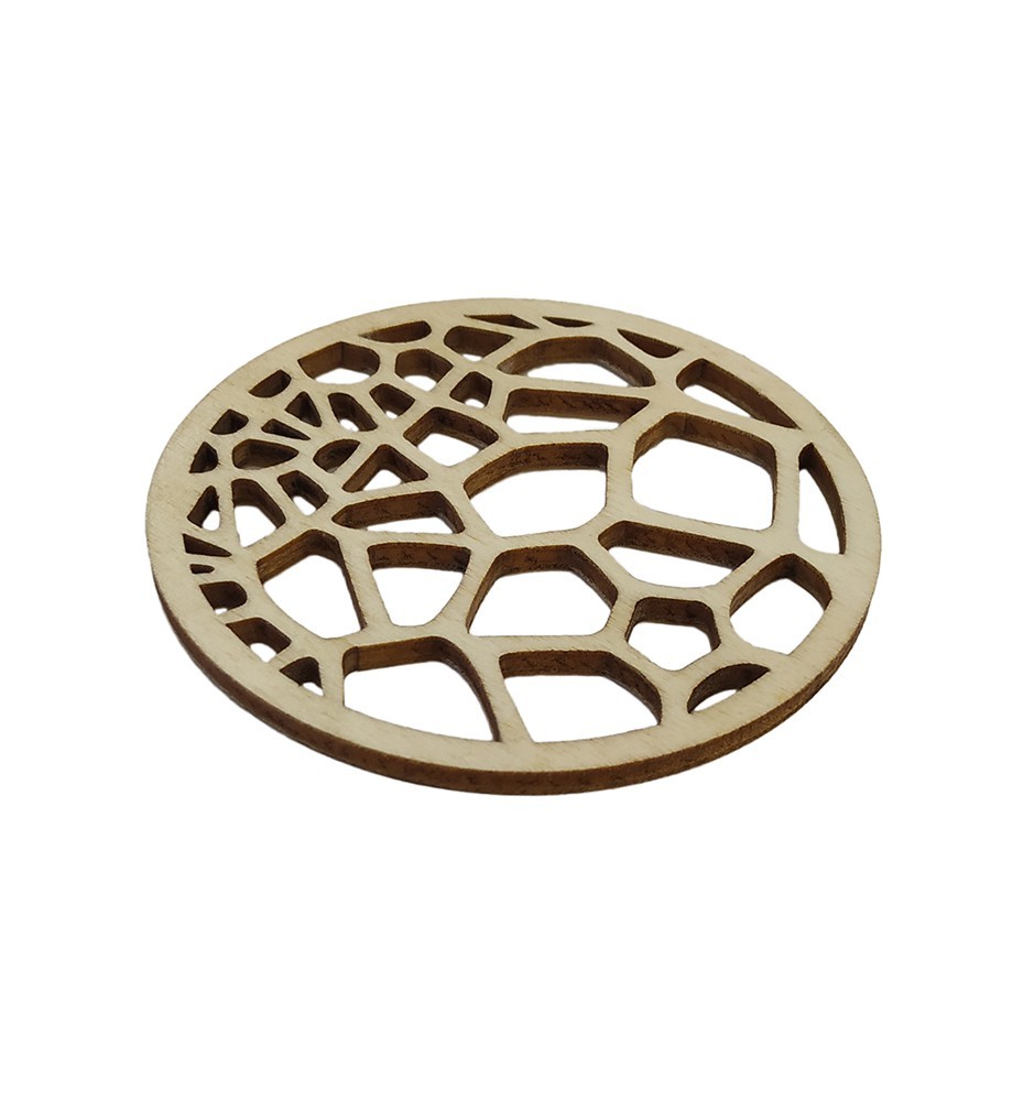 Holzern Tasse / Glas untersetzer - Geometric Bubble Design Holzern Tasse / Glas untersetzer - Geometric Bubble Design