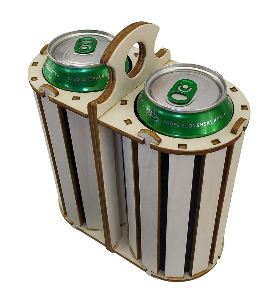Wooden Cooling Picnic Beer Can Box - Basket Wooden Cooling Picnic Beer Can Box - Basket