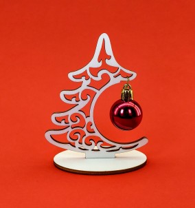 Weihnachtsdekoration - Miniatur Deko Tisch Weihnachtsbaum