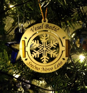 Personalized Spinning Christmas Ornament Christmas Decoration Snowflake