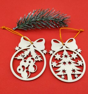 Christmas ornament set - 5 pieces