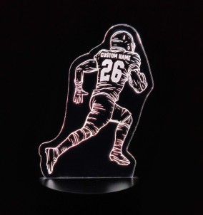 Personalizirana lučka LED nočna lučka / svetilka - Ameriški Nogometaš