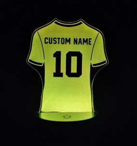 Fußball Trikot Nachtlicht - Personalisierte RGB-LED-Lampe