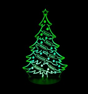Personalized LED Christmas Tree - Unique Christmas Decoration