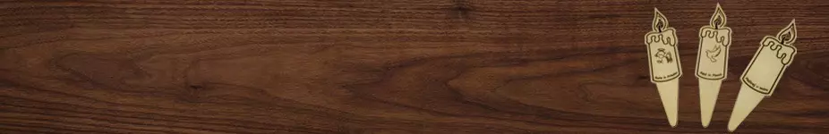 Personalized Wooden Candles for Unique Memorials | Pinedecor